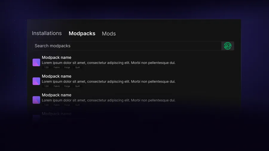 Official SKlauncher modpacks image