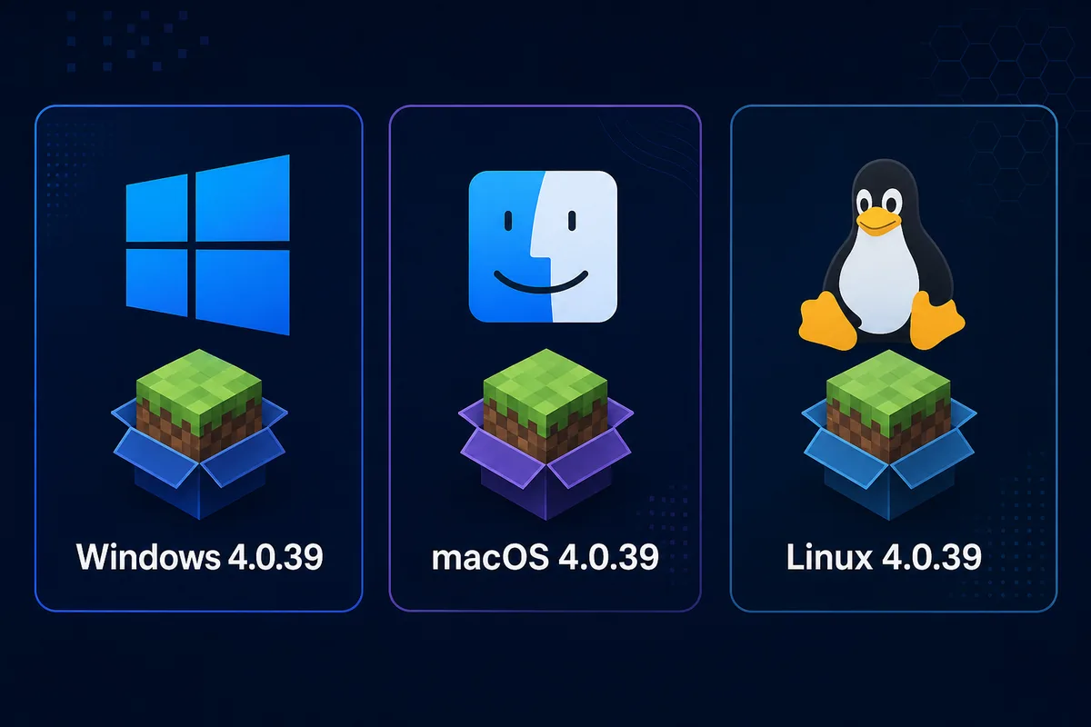 Redaktioneller Vergleich der SKlauncher-v4.0.43-Pakete für Windows, macOS und Linux
